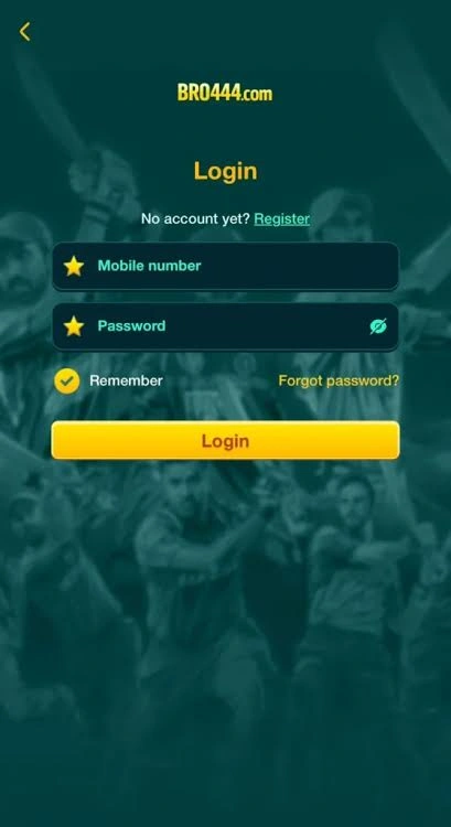 BRO444 Game Sign-up