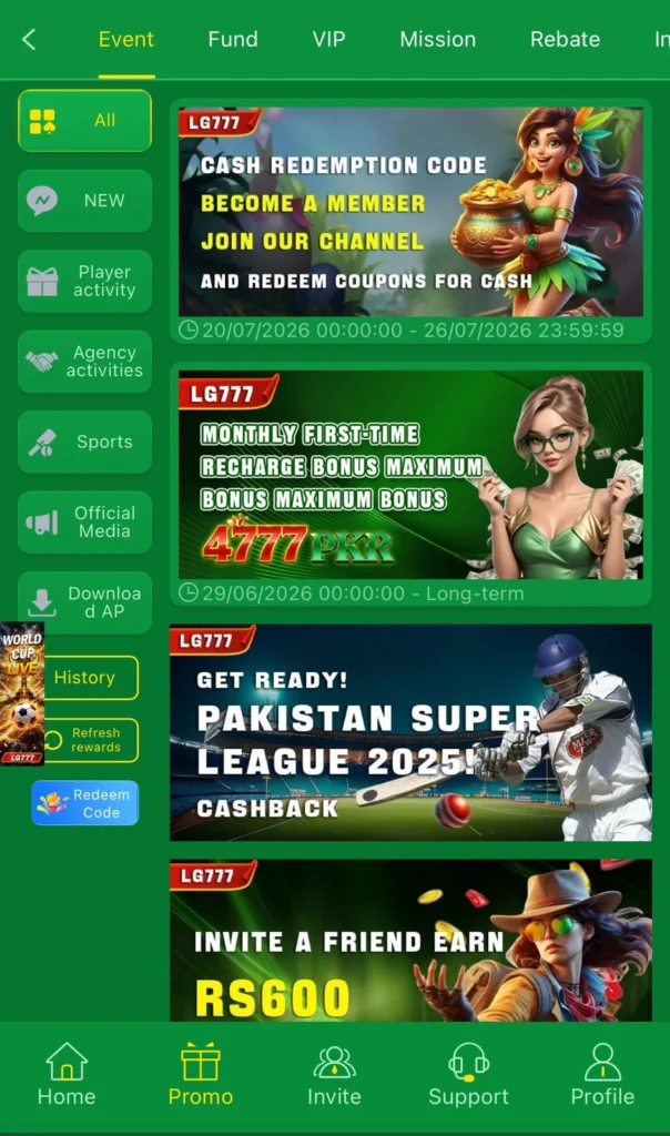 LG777 Game Promo